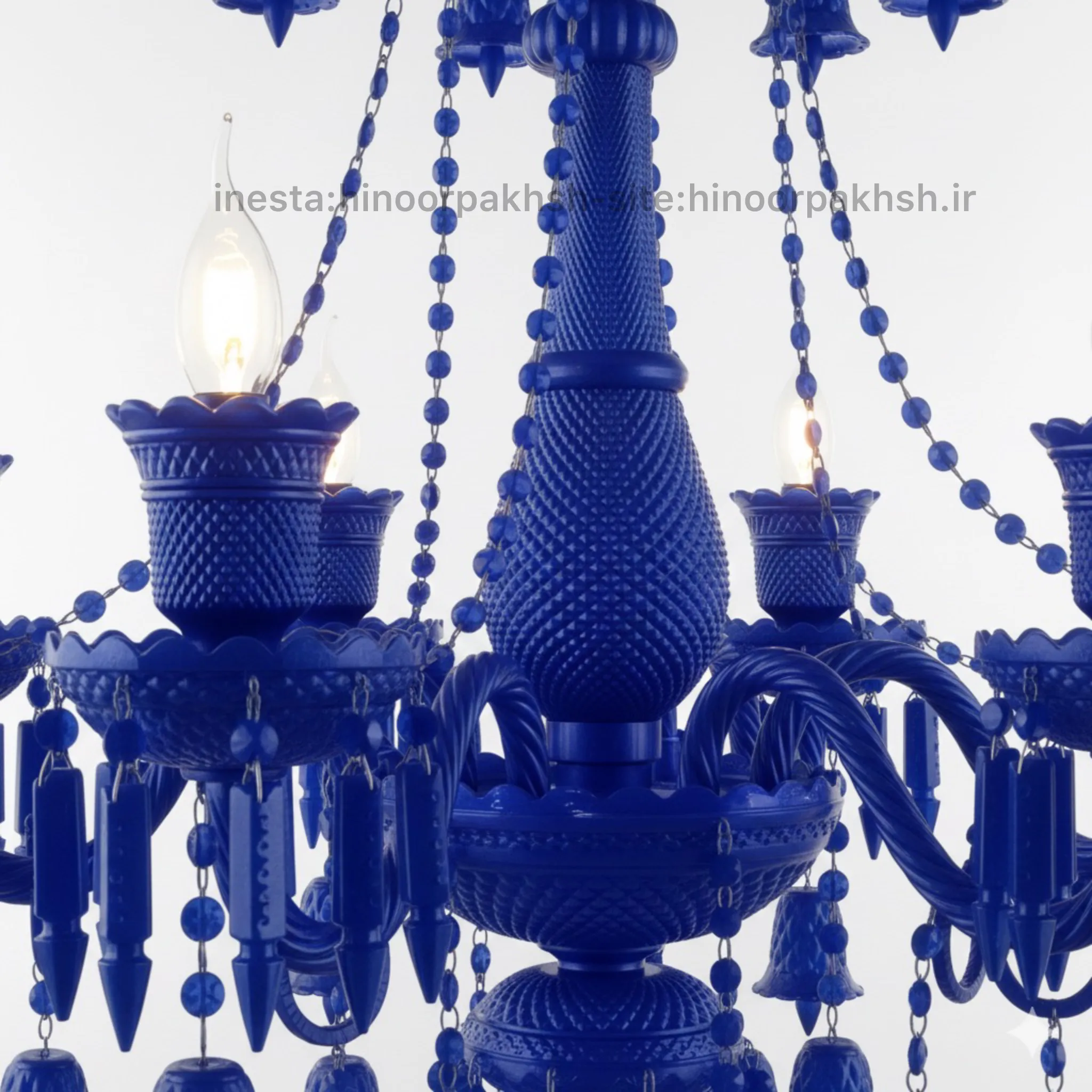 لوستر باکارا کریستالی کلاسیک رنگی - Image 3