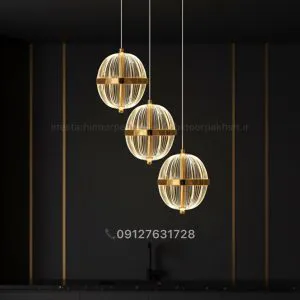 آویز مدرن مدل بیضی اس ام دی