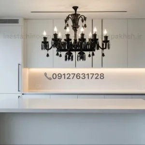 لاینر باکارات کریستالی کلاسیک مشکی در انواع رنگبندی و سایز