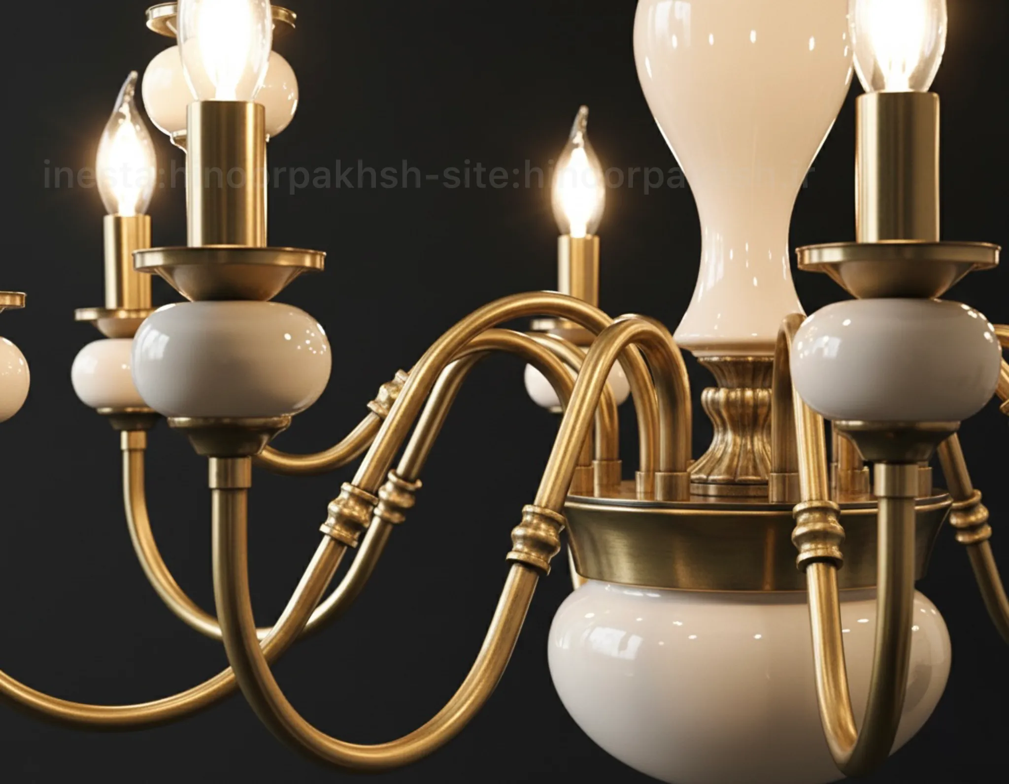 لوستر سرامیکی آنتیک و جدید مدل رومی در انواع رنگبندی و سایز - Image 2