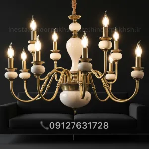 لوستر سرامیکی آنتیک و جدید مدل رومی در انواع رنگبندی و سایز