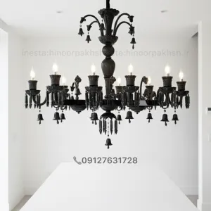 لاینر باکارات کریستالی کلاسیک مشکی در انواع رنگبندی و سایز