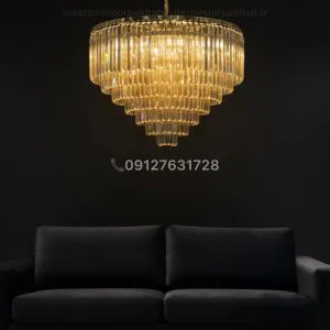 لوستر کریستالی سانتی مدل کاترین