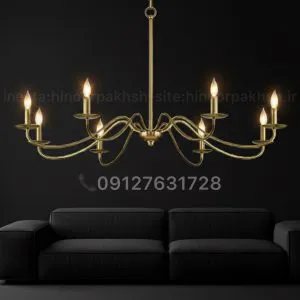 لوستر فلزی ژورنالی وارداتی مدل ژاکلین