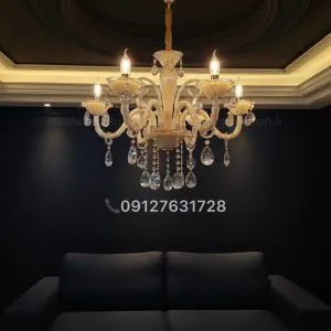 لوستر مورانو کریستالی کلاسیک کد ۱۳۳۸