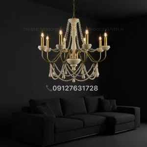 لوستر چوبی روستیک نئوکلاسیک در انواع رنگبندی و سایز