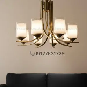 لوستر سراميكي فلزي مدل رومي در انواع رنگبندي و سايز