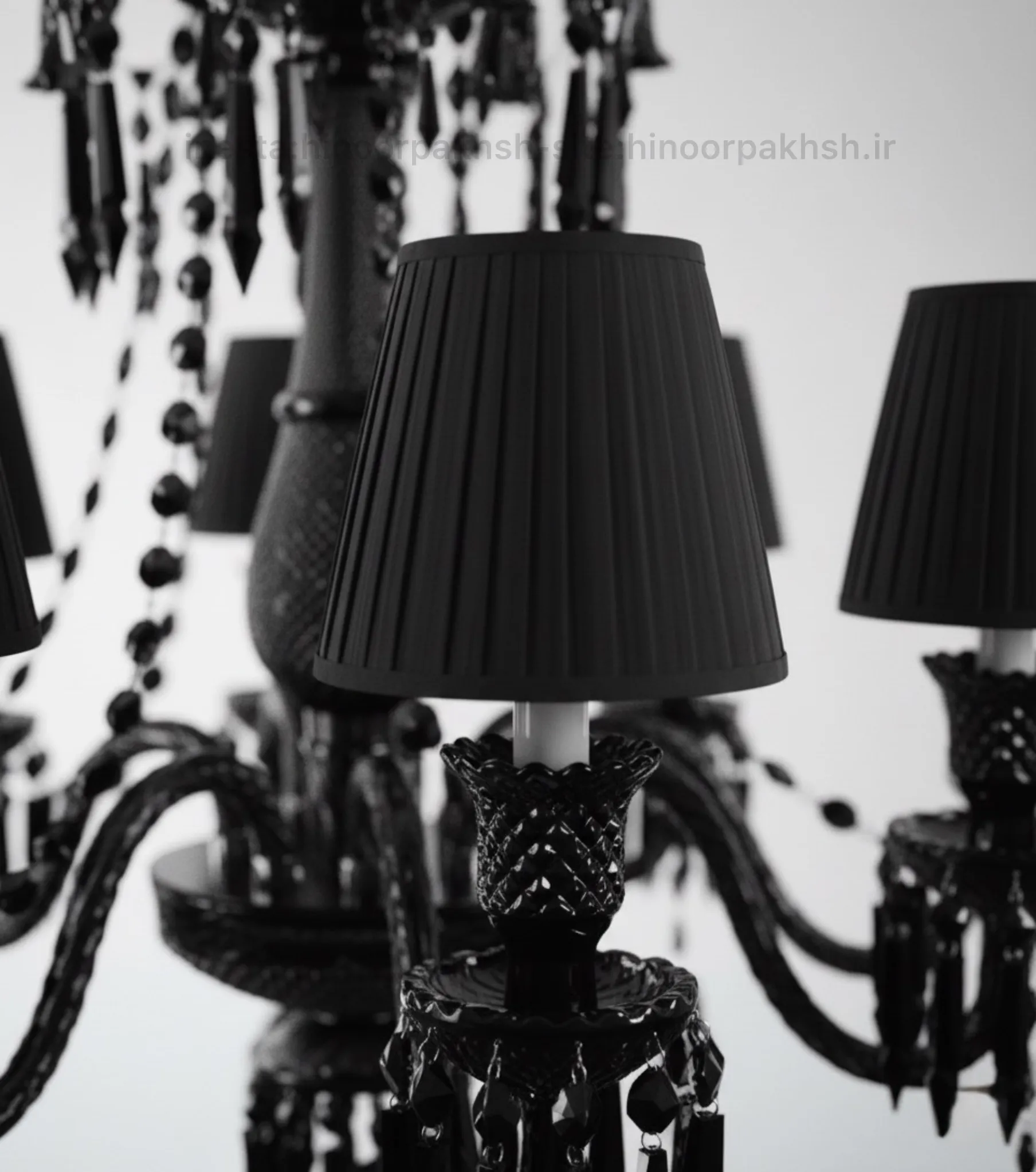 لوستر باكارات كريستالي كلاسيك مشكي - Image 2