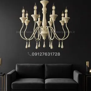 لوستر چوبي روستيك مدل مرغابي در انواع سايز و رنگ